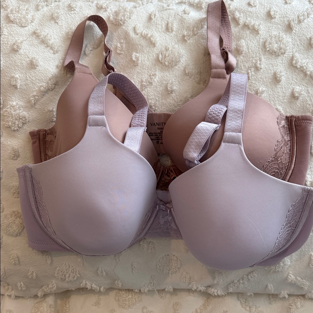 Vanity Fair Women's Lavender and Mauve Bras (worn once each)